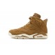 Nike Air Jordan 6 Mens Retro Golden Harvest  Wheat 384664-705 Shoes