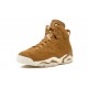 Nike Air Jordan 6 Mens Retro Golden Harvest  Wheat 384664-705 Shoes