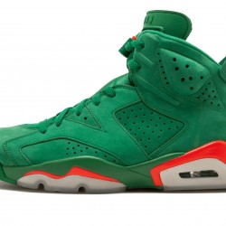 Nike Air Jordan 6 Mens Retro Green Suede Gatorade AJ5986-335 Shoes