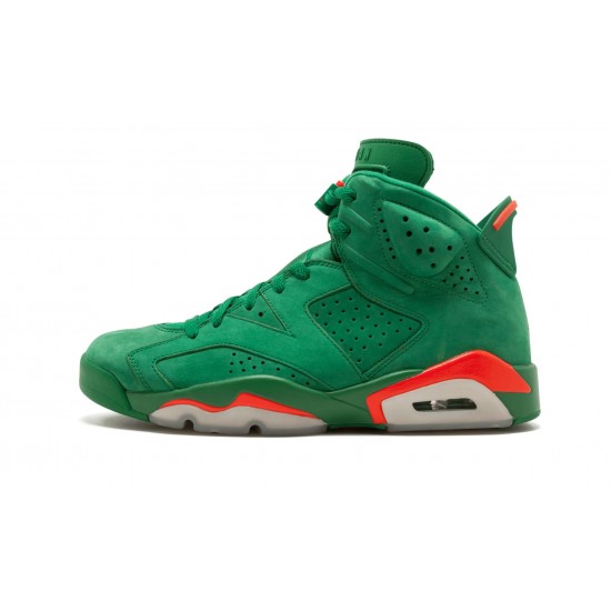 Nike Air Jordan 6 Mens Retro Green Suede Gatorade AJ5986-335 Shoes