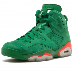 Nike Air Jordan 6 Mens Retro Green Suede Gatorade AJ5986-335 Shoes