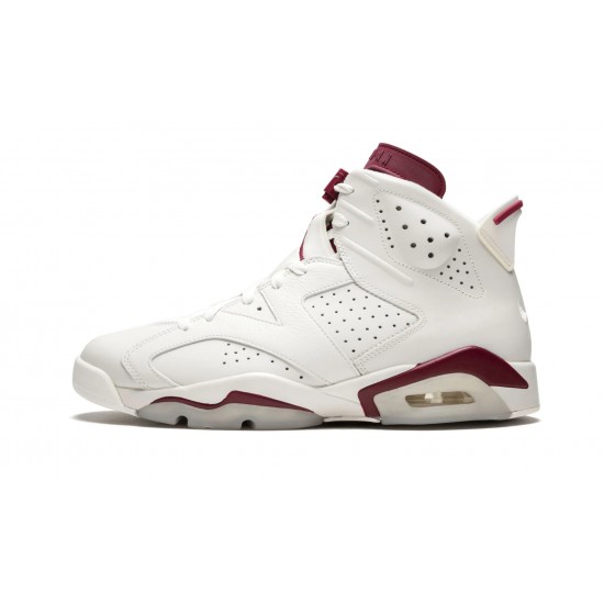 Nike Air Jordan 6 Mens Retro Maroon 384664-116 Shoes