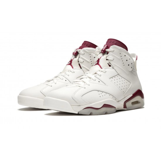 Nike Air Jordan 6 Mens Retro Maroon 384664-116 Shoes