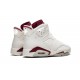 Nike Air Jordan 6 Mens Retro Maroon 384664-116 Shoes