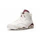 Nike Air Jordan 6 Mens Retro Maroon 384664-116 Shoes