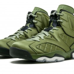 Nike Air Jordan 6 Mens Retro Promo Flight Jacket AH4614-303 Shoes