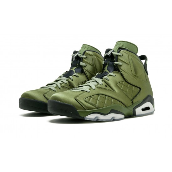 Nike Air Jordan 6 Mens Retro Promo Flight Jacket AH4614-303 Shoes