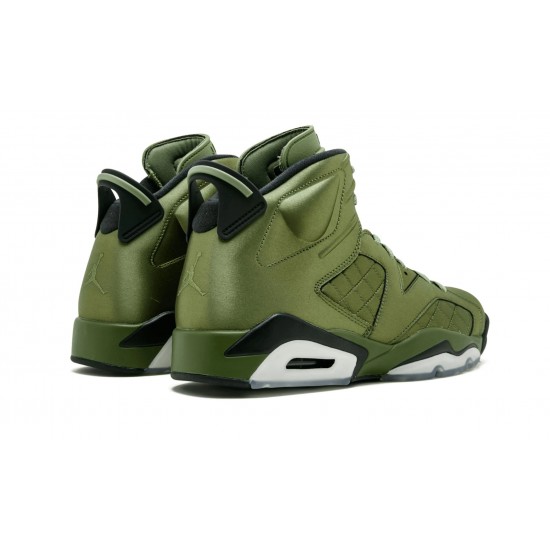 Nike Air Jordan 6 Mens Retro Promo Flight Jacket AH4614-303 Shoes