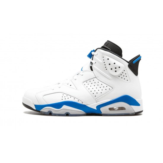 Nike Air Jordan 6 Mens Retro Sport Blue 384664-107 Shoes