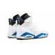 Nike Air Jordan 6 Mens Retro Sport Blue 384664-107 Shoes