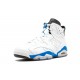 Nike Air Jordan 6 Mens Retro Sport Blue 384664-107 Shoes