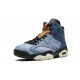 Nike Air Jordan 6 Mens Washed Denim CT5350-401 Shoes