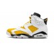 Nike Air Jordan 6 Mens Yellow Ochre CT8529-170 Shoes