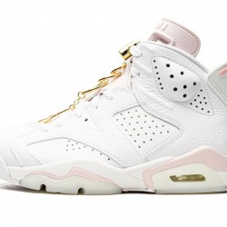 Nike Air Jordan 6 Womens Gold Hoops DH9696-100 Shoes