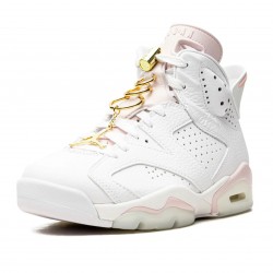 Nike Air Jordan 6 Womens Gold Hoops DH9696-100 Shoes