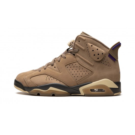 Nike Air Jordan 6 Womens Gore-Tex Brown Kelp FD1643-300 Shoes