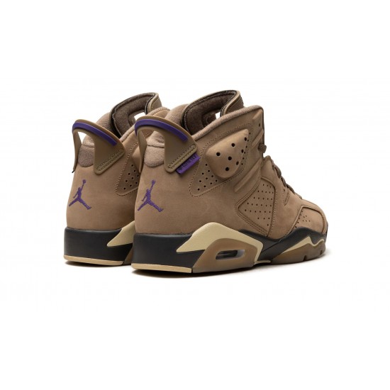 Nike Air Jordan 6 Womens Gore-Tex Brown Kelp FD1643-300 Shoes