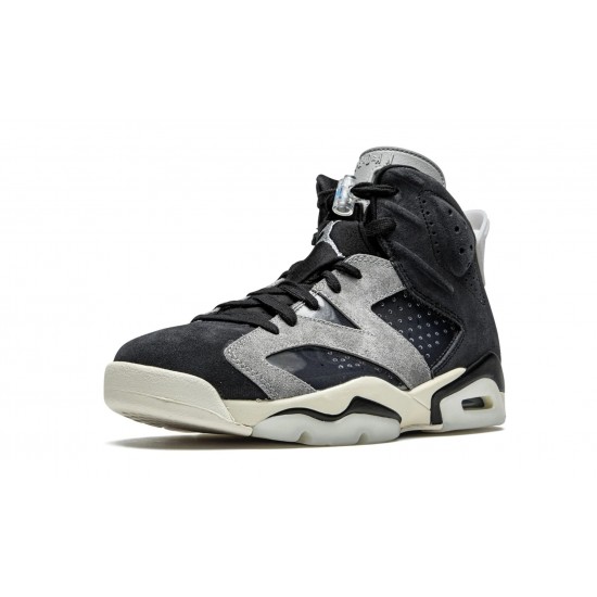 Nike Air Jordan 6 Womens Retro Tech Chrome CK6635-001 Shoes