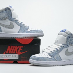 Air Jordan 1 High "Hyper Royal" Blue White Grey 555088-402 36-45