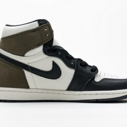 Air Jordan 1 Retro High OG "Dark Mocha" Brown White Black 555088-105