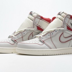 Air Jordan 1 Retro High OG "Phantom" White Red 555088-160