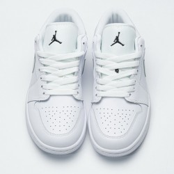 Air Jordan 1 Low White Black 553560-101 36-45