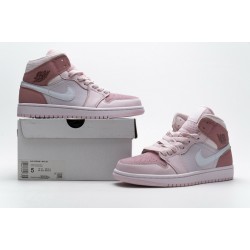 Air Jordan 1 Mid "Digital Pink" Pink White CW5379-600