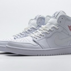 Air Jordan 1 Mid "Euro Tour" White CW7589-100