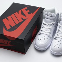 Air Jordan 1 Mid GS "Pure Platinum" White 554725-109