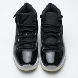 Air Jordan 11 "25th Anniversary" Black Silver Eyelets CT8012-011 40-47