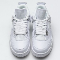 Air Jordan 4 Retro "Pure Money" White Silver 308497-100