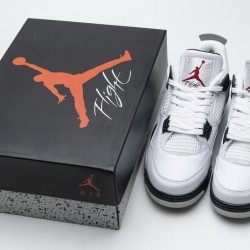 Air Jordan 4 Retro "White Cement" White Black 840606-192