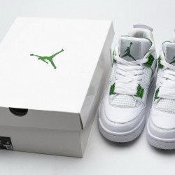 Air Jordan 4 Retro "Metallic Green" White Green CT8527-113