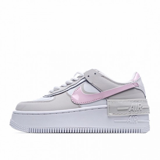 air force 1 grey and pink