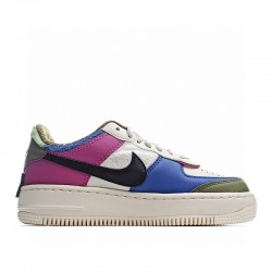 Nike Air Force 1 Shadow "Cactus Flower" Purple Green White CT1985-500