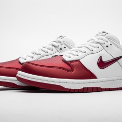 Supreme x Nike SB Dunk Low OG "Jewel Swoosh Red" White Red CK3480-600