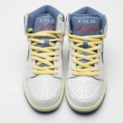 Atlas x Nike SB Dunk High "Lost At Sea" White Blue Yellow CZ3334-100 36-47