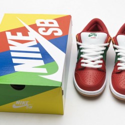 Eleven x Nike SB Dunk Low Red Green Orange CZ5130-600