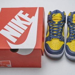 Nike Dunk High SP "Michigan" Blue Yellow CZ8149-700