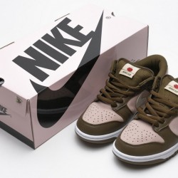 Nike Dunk Low Pro SB "Stussy Cherry" Brown Pink 304292-671