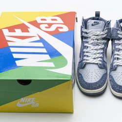 Nike SB Dunk High Pro "Denim Sapphire" Blue White CW3092-400