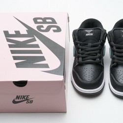 Nike SB Dunk Low Pro OG QS "Black Diamond" Black Silver BV1310-001