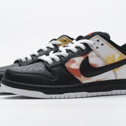 Nike SB Dunk Low Pro QS "Roswell Raygun" Black Yellow Orange BQ6832-001