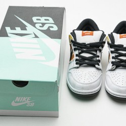 Nike SB Dunk Low Pro QS "Tie-Dye Rayguns" White Yellow Orange BQ6832-101