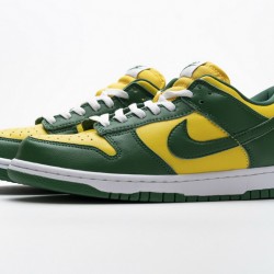 Nike SB Dunk Low SP "Brazil" Green Yellow CU1727-700