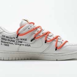 Off-White x Nike SB Dunk Low White Orange CT0856-900