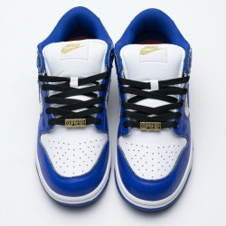 Supreme x Nike SB Dunk Low "Blue Stars" Blue White DH3228-100