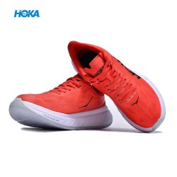 Hoka One One Carbon X2 Red Black Women Men Running Shoes