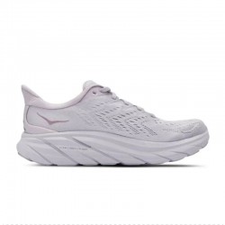 Hoka One One Clifton 8 LtGrey Women Men Running Shoes