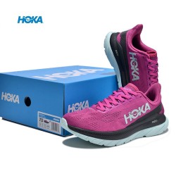 Hoka One One Mach 4 Purple Black White Women Men Running Shoes